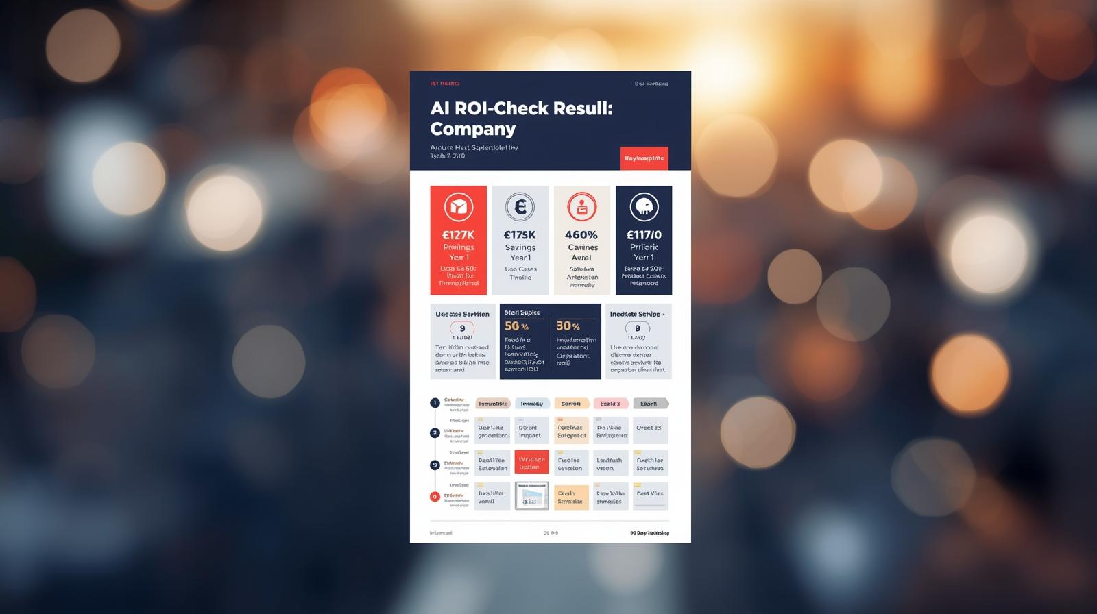 AI ROI-Check Ergebnis